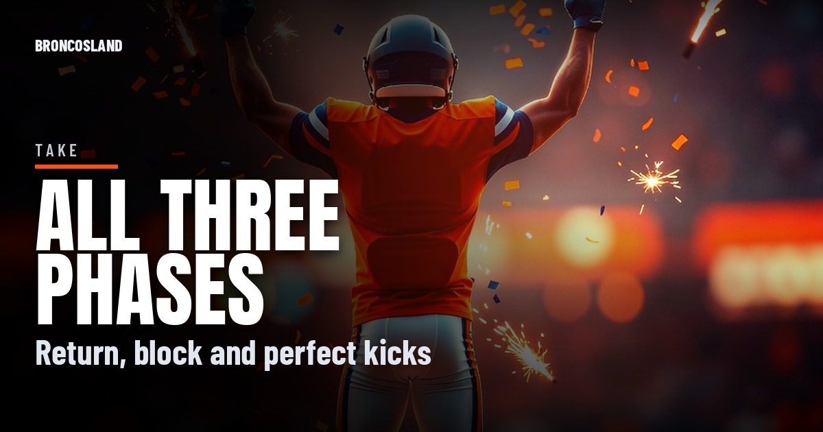 All Three Phases: Broncos Special Teams Keep Flipping Games