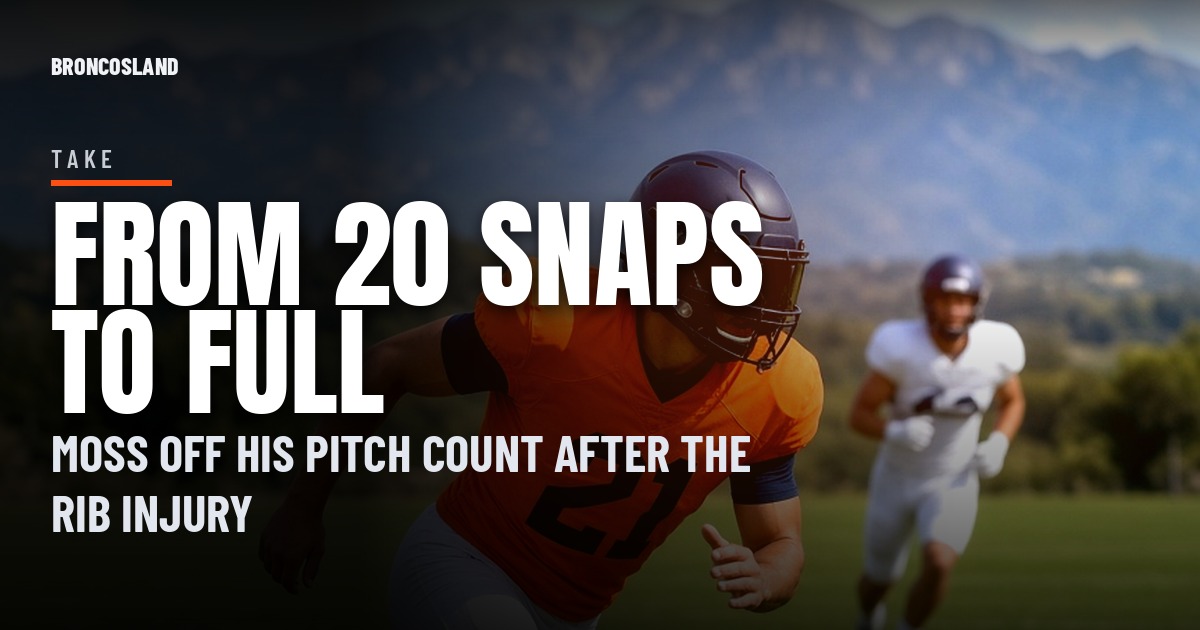 From 20 Snaps to a Full Load: Riley Moss Says He's Ready for Arizona