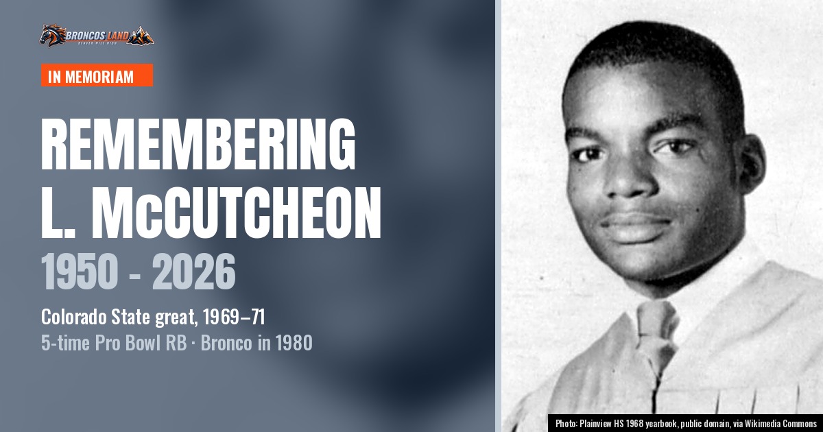 Remembering Lawrence McCutcheon, Colorado State Legend and Former Bronco, 1950-2026